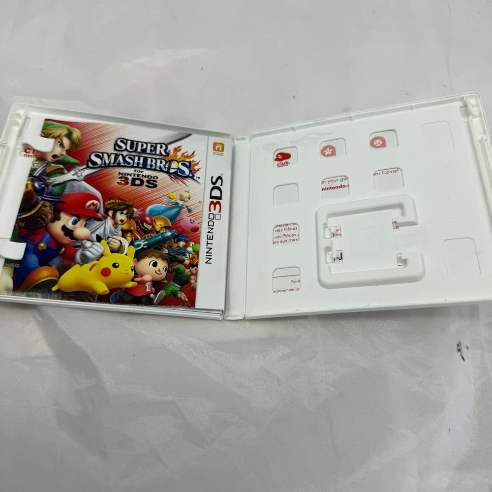 Nintendo 3DS Super Smash Bros Case and Manual Only No Game CTR P AXCE USA 2014